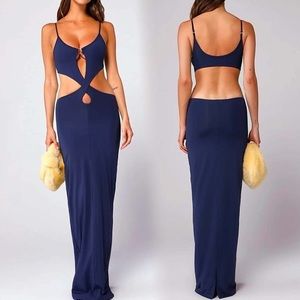 Tiger Mist Criss Cross Cut Out Dress